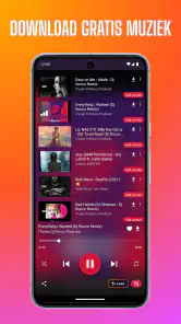 Muziek downloaden. MP3 Player. screenshot