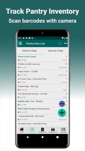 My Pantry Tracker screenshot 1