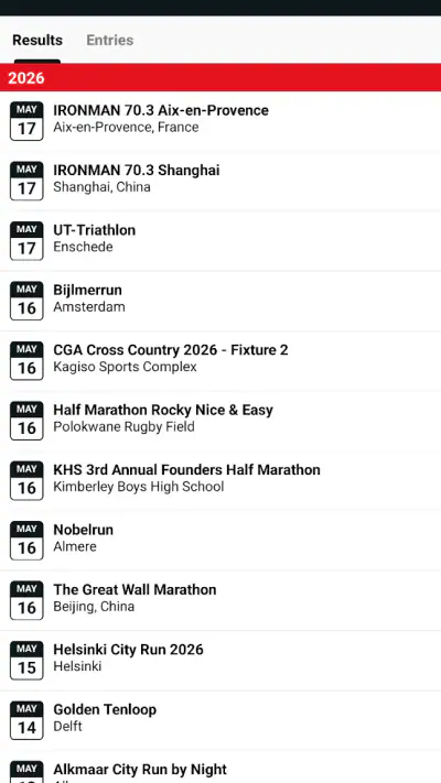 MYLAPS Sports Service LIVE screenshot 1