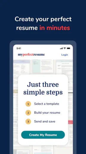 MyPerfectResume Builder screenshot 1