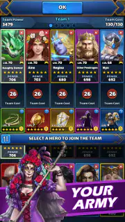 MythWars & Puzzles: RPG Match3 screenshot 6