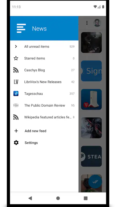 Nextcloud News screenshot 1
