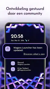 Niagara Launcher ‧ Startscherm screenshot