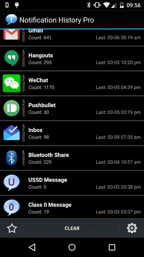 Notification History Pro screenshot 1