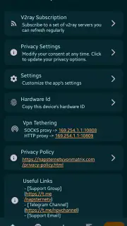 Npv Tunnel V2ray/SSH screenshot 5