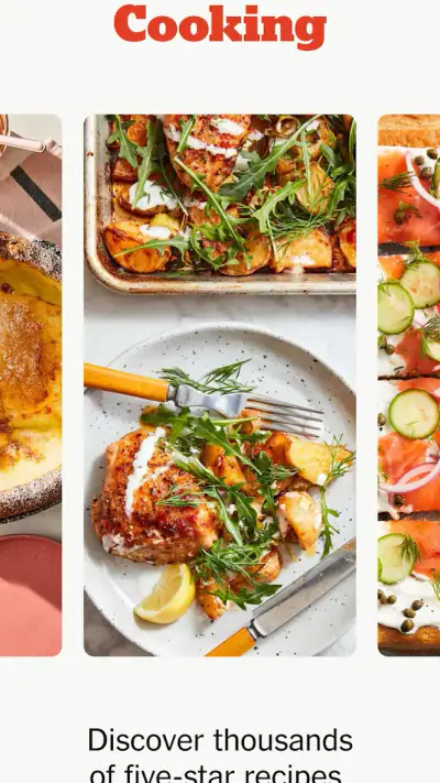 NYT Cooking: Quick Tasty Meals screenshot 1