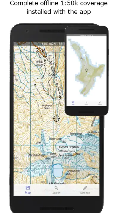 NZ Topo50 Offline - North screenshot 1
