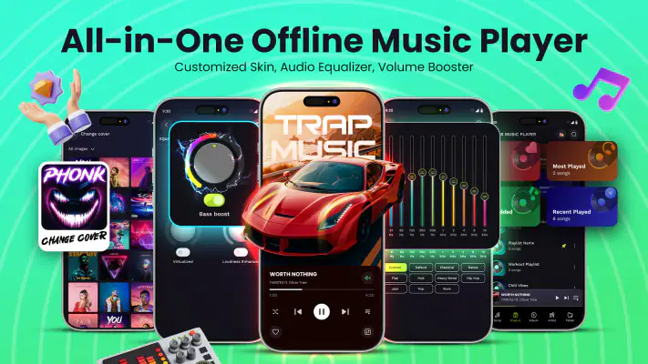 Offline Music Player - MP3 App screenshot 1