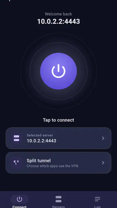 OpenConnect screenshot 1