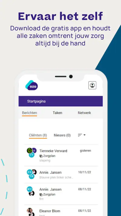 OZO: waar zorg samenkomt screenshot 1