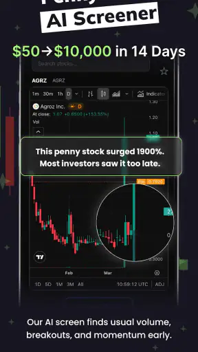 Penny Stocks AI Screener Bot screenshot 1