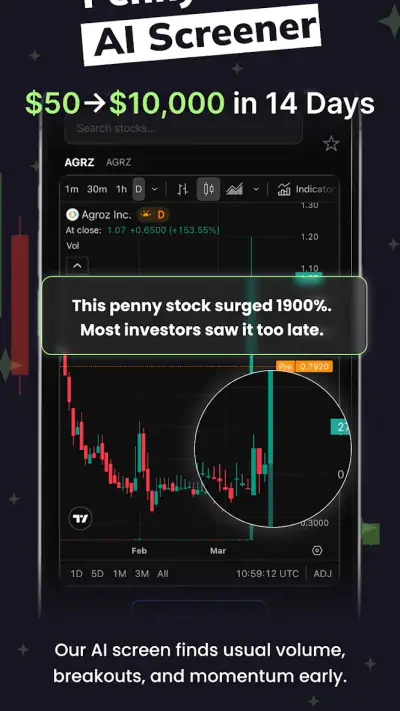 Penny Stocks AI Screener Bot screenshot 1