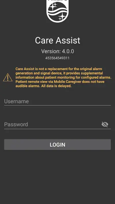 Philips Care Assist screenshot 1