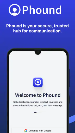 Phound: Calls, Chat & Meetings screenshot 1
