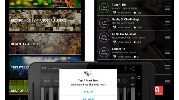 PianoGuru : Learn Indian Songs screenshot 1