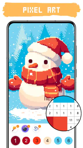 Pixel Art Coloring: Pixelkunst screenshot 1