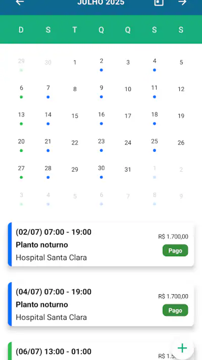 Plantãozinho screenshot 1