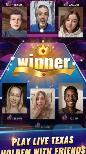 PokerGaga: Texas Holdem Live screenshot 1