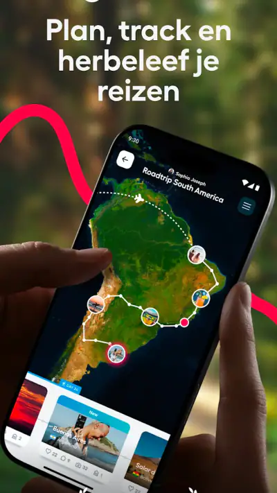 Polarsteps screenshot 1