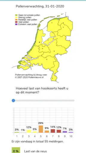 Pollennieuws screenshot 1