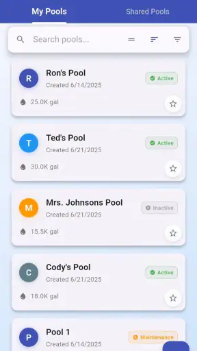 Pool Chemical Calculator screenshot 1