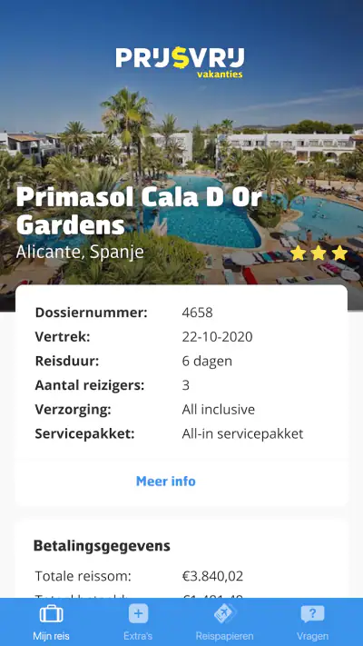 Prijsvrij Vakanties screenshot 1