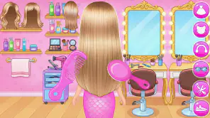 Princess Mermaid At Hair Salon screenshot 1