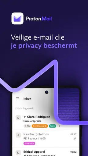 Proton Mail: Versleutelde mail screenshot 1
