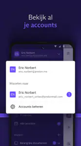 Proton Mail: Versleutelde mail screenshot