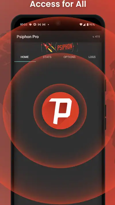 Psiphon VPN: Vrijheid Online screenshot 1