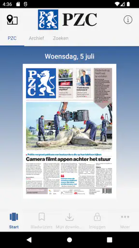 PZC - Digitale krant screenshot 1