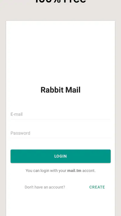 Rabbit Mail - Temporary Email screenshot 1