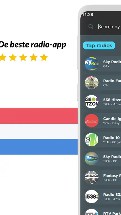Radio Nederland: Radio FM app screenshot 1