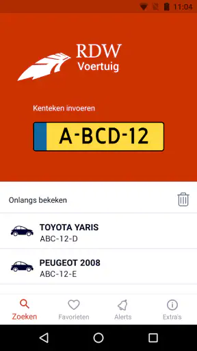 RDW Voertuig screenshot 1