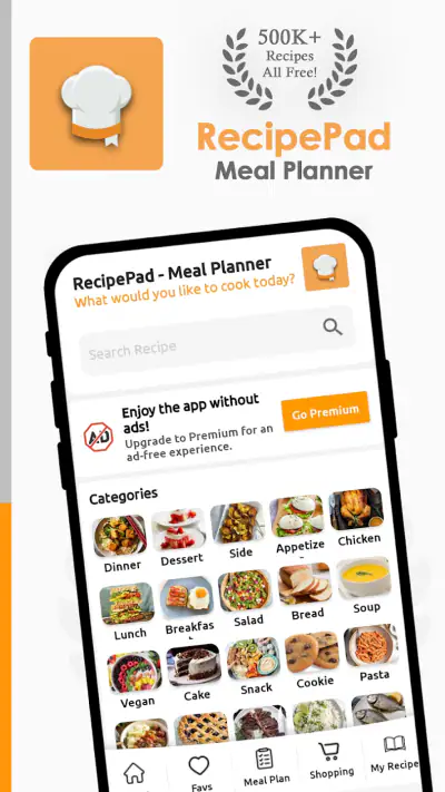 Recipee screenshot 1