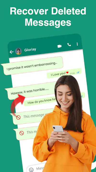 Recover Messages, Deleted Chat screenshot 1