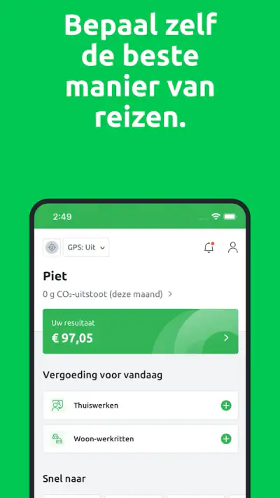 Reisbalans screenshot 1