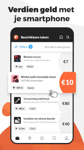 Roamler - Verdien geld screenshot 1