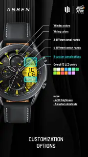 S4U Assen - Hybrid watch face screenshot 5