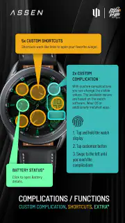 S4U Assen - Hybrid watch face screenshot 6