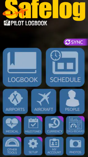 Safelog Pilot Logbook screenshot 1
