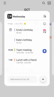 Samsung Agenda screenshot 4