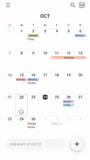 Samsung Agenda screenshot 7