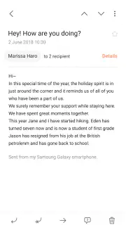 Samsung Email screenshot 3