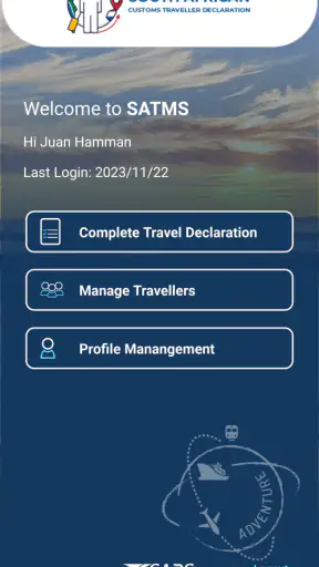SATMS screenshot 1