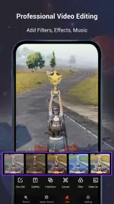 Schermrecorder en video-editor screenshot