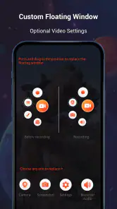 Schermrecorder en video-editor screenshot