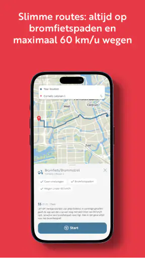 Scooter Navigatie Nederland screenshot 1