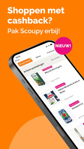 Scoupy - voordeel en cashback screenshot 1