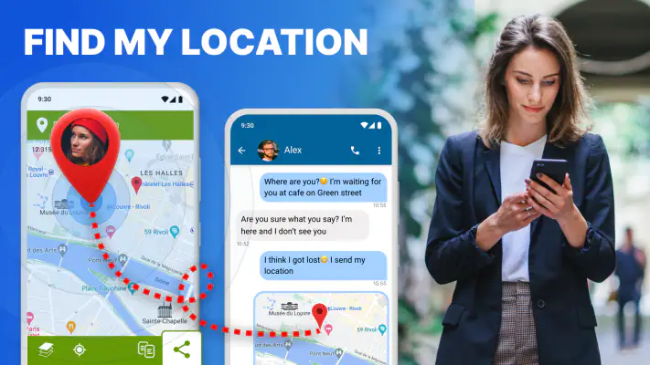 Send My Location - GPS Tracker screenshot 1